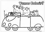 Peppa Colorir Desenhos Criativa Ideia Vamos Personagens sketch template