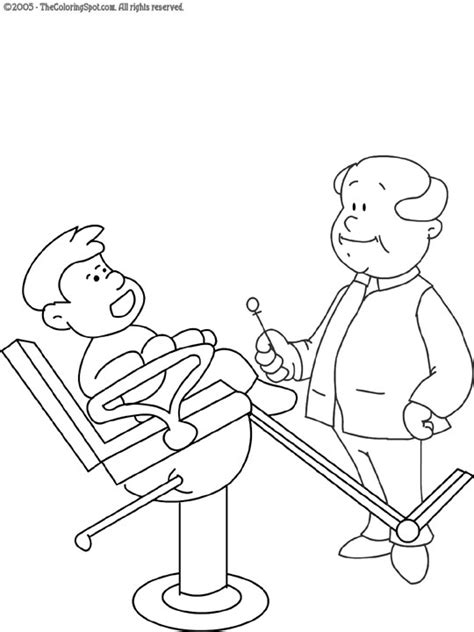 dentist coloring page audio stories  kids  coloring pages