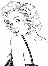Monroe Marilyn Coloring Pages Printable Color Drawing Google Print Dibujo Book Adult Un Marylin Visit Girls Artwork Coloriage Line Getcolorings sketch template