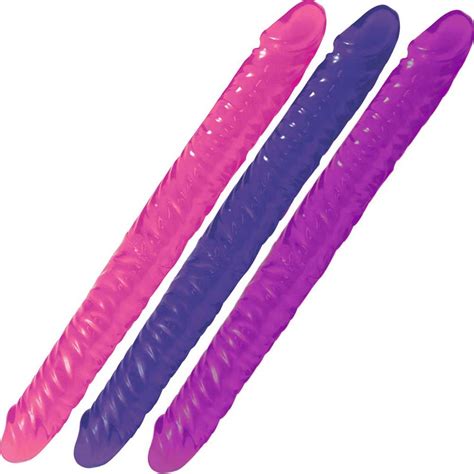 flexible jelly double dong 15 inch assorted colors ebay