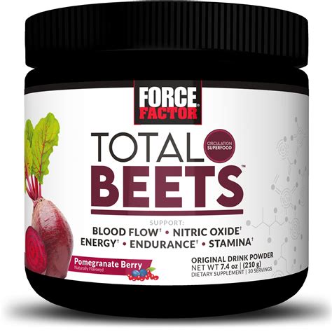 total beets drink mix superfood powder  nitrates  support circulation blood flow nitric
