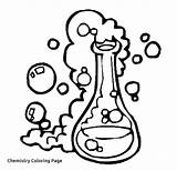 Coloring Chemistry Pages Science Lab Drawing Equipment Beaker Printable Colouring Getcolorings Getdrawings Kids Color Print Colorings Comments sketch template