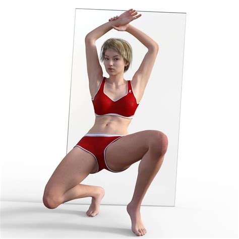 Figure Drawing Pose Of Female Sensual Casual Sitting
