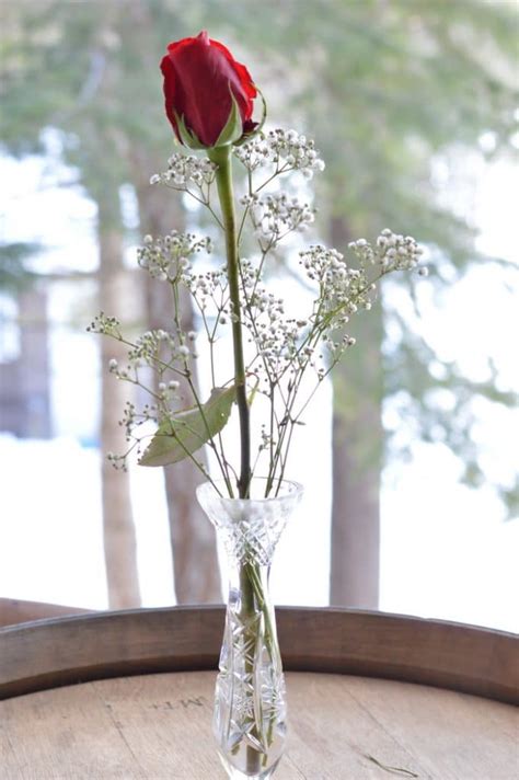 create  diy floral arrangements   single rose bouquet