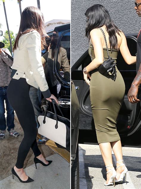 kendall vs kylie jenner s butt — kylie thinks she has a better booty