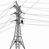 Pole Electric Clipart Electricity Pylon Power Line Telephone Clip Wires Cliparts Transmission Lines Wire Vector Clipground Library Wikia Double Generator sketch template
