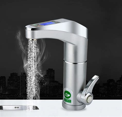 intelligent automatic lcd display instant electric water heating faucet instantaneous instant