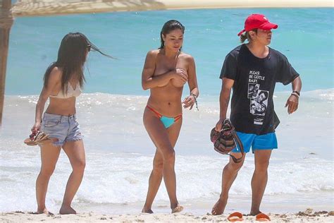 arianny celeste topless on the beach in mexico 15 celebrity