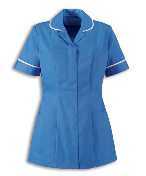 women s healthcare tunic hospital blue with white trim hp298 buy