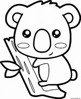 Koala Baby sketch template
