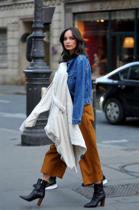 Luma Grothe Filming A Commercial For L Oreal In Paris Gotceleb