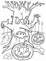 Coloring Spooky Pages Halloween Designlooter Finishers Pumpkins Early sketch template