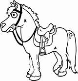 Cavalo Cavalinho Caballo Cavalos Pano Cela Konie Kolorowanki Paard Caballos Facil Plaatjes sketch template
