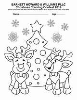 Coloring Contest Christmas Color Bhw Kids Pencils Crayons Sharpen Step Two sketch template