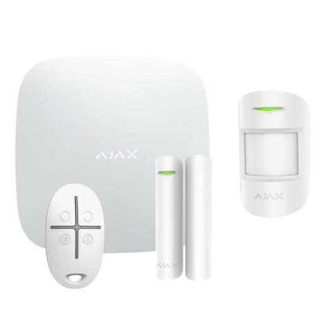 ajax draadloos alarmsysteem startpakket wit bestel bij epine camerashop