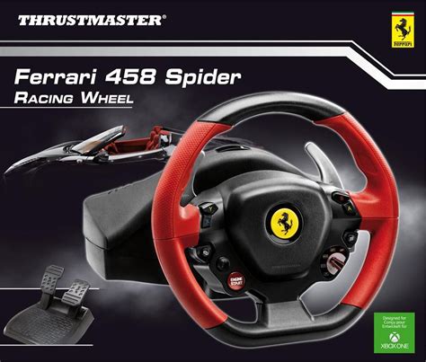 thrustmaster ferrari  spider racing wheel setup korkealaatuinen korjaus valmistajalta
