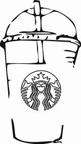 Coloring Starbucks Pages Print Coffee Cup Printable Simple Logo Drawing Via Kids sketch template