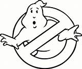 Ghostbusters Logo Drawing Da Ghost Busters Silhouette Color Decal Coloring Pages Vector Colorare Kids Clipart Disegni Halloween Vinyl Size Colouring sketch template
