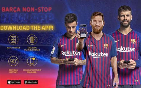 fc barcelona launches  website  app
