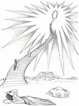 Heaven Stairway Ladder Clipart Gates Drawing Jacob Jacobs Bible Getdrawings Cliparts Clipground Library sketch template