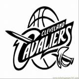 Logo Coloring Basketball Pages Cleveland Clipart Heat Miami Nba Printable Cavaliers Logos Team Cavalier Cavs Adidas Color Instagram Drawing Cliparts sketch template