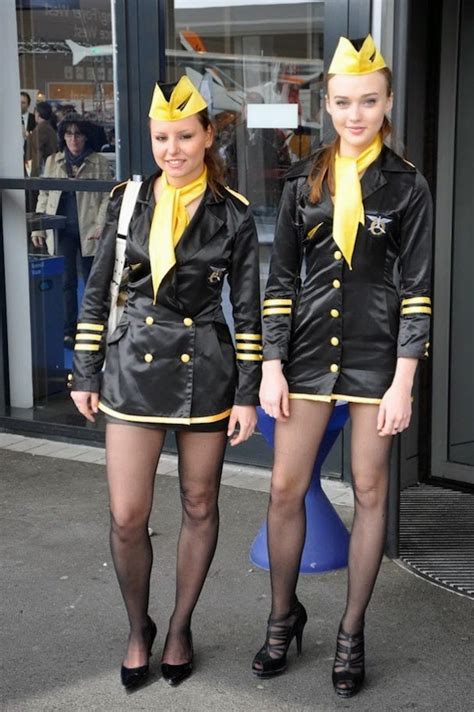 Stewardess Costume In Fascination Air Show ~ World