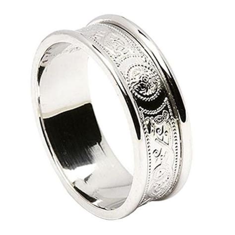 irish wedding ring  trim celtic rings  wedding rings irish
