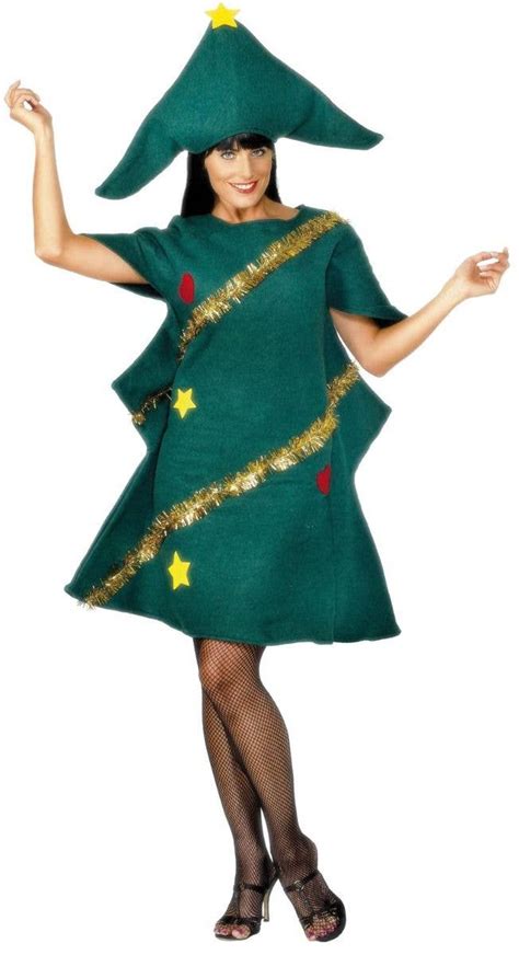 Green Festive Christmas Tree Costume Womens Christmas Costumes