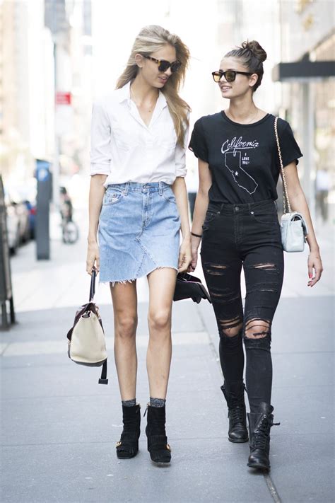 Taylor Hill And Romee Strijd Urban Style Manhattan Ny