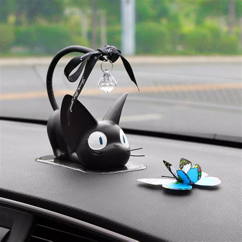 car ornament decoration cat butterfly doll automobiles interior