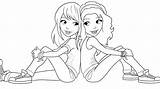 Coloring Pages Friend Girls Spray Color Friends Girl Paint Printable Forever Getcolorings Print sketch template