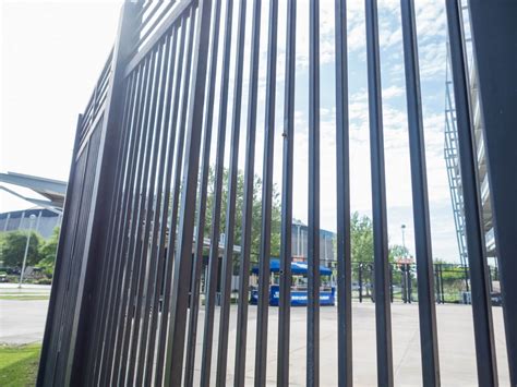 commercial wrought iron fence installation houston aber fence