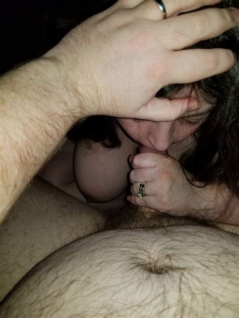 wife sucking me off with her wedding ring showing porn