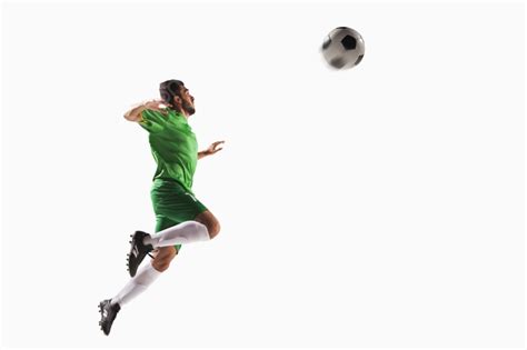 Background Atlet Menyundul Bola Sepak Foto Dan Gambar Untuk Download