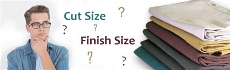 difference  cut size finish size tarps