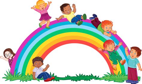 kids rainbow png png