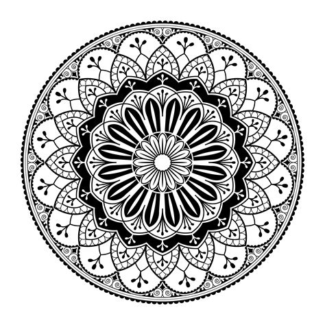 spiritual mandala pattern   vectors clipart graphics