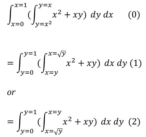 university school math double integration    choose  functions  changing