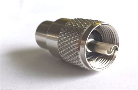pl male male uhf connector  rg lmr