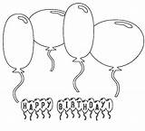 Ausmalbilder Globos Luftballons Geburtstag Ausdrucken Malvorlagen Ballons Cumpleaños Alles Websincloud Besuchen Vorlagen sketch template