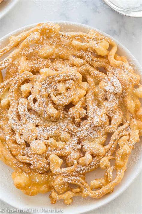 homemade funnel cake crispy delicious spend  pennies