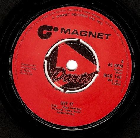 darts   vinyl record   magnet
