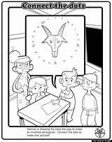 Coloring Book Satanic Satan Temple Outside Week Vox Children Perished Lines Satanist Looks sketch template