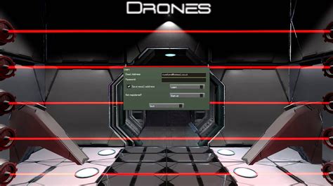 drones login screen youtube