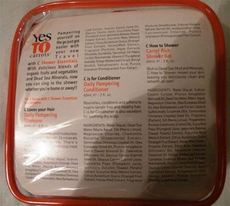 Yes To Carrots Travel With C Essentials Kit 3pieces Bag
