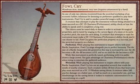 fowl cry magic instrument      worst performers