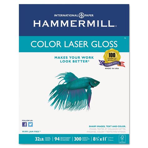 hammermill color laser gloss paper lb  bright   walmartcom