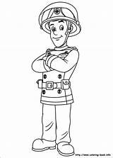 Coloring Fireman Sam Info Pages Book sketch template