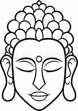 Buddha Easy Drawing Draw Simple Sketch Face Gautam Clipart Step Drawings Painting China Great Line Cartoon Steps Outline Wall Ganesha sketch template