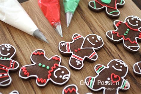 Gingerbread Man Cookie Christmas Holiday Recipe Craft